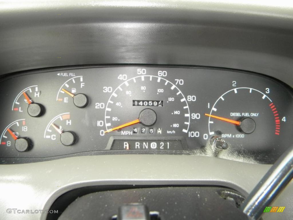 2001 Ford F250 Super Duty XLT SuperCab 4x4 Gauges Photo #40606009
