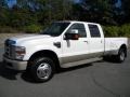 2008 Oxford White Ford F350 Super Duty King Ranch Crew Cab 4x4 Dually  photo #2