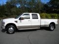 Oxford White 2008 Ford F350 Super Duty King Ranch Crew Cab 4x4 Dually Exterior