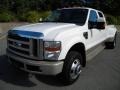 2008 Oxford White Ford F350 Super Duty King Ranch Crew Cab 4x4 Dually  photo #12
