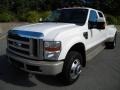 Oxford White 2008 Ford F350 Super Duty King Ranch Crew Cab 4x4 Dually Exterior