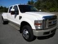 2008 Oxford White Ford F350 Super Duty King Ranch Crew Cab 4x4 Dually  photo #13