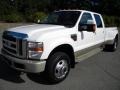 2008 Oxford White Ford F350 Super Duty King Ranch Crew Cab 4x4 Dually  photo #18