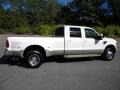 2008 Oxford White Ford F350 Super Duty King Ranch Crew Cab 4x4 Dually  photo #25