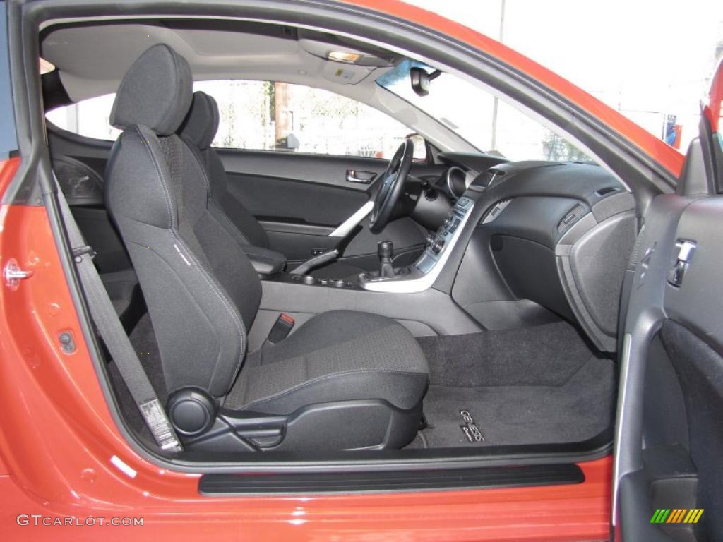 Black Interior 2010 Hyundai Genesis Coupe 2.0T Photo #40606513