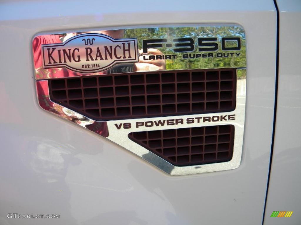 2008 Ford F350 Super Duty King Ranch Crew Cab 4x4 Dually Marks and Logos Photo #40606573