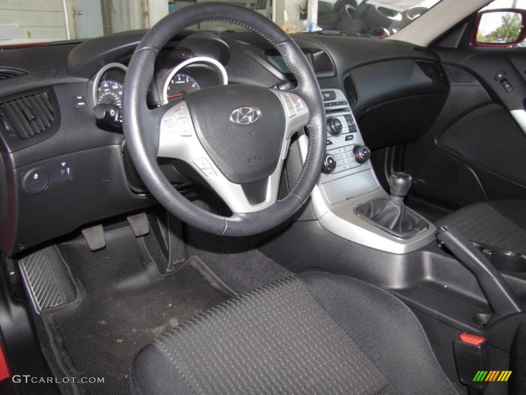 Black Interior 2010 Hyundai Genesis Coupe 2 0t Photo