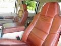 Chaparral Brown 2008 Ford F350 Super Duty King Ranch Crew Cab 4x4 Dually Interior Color