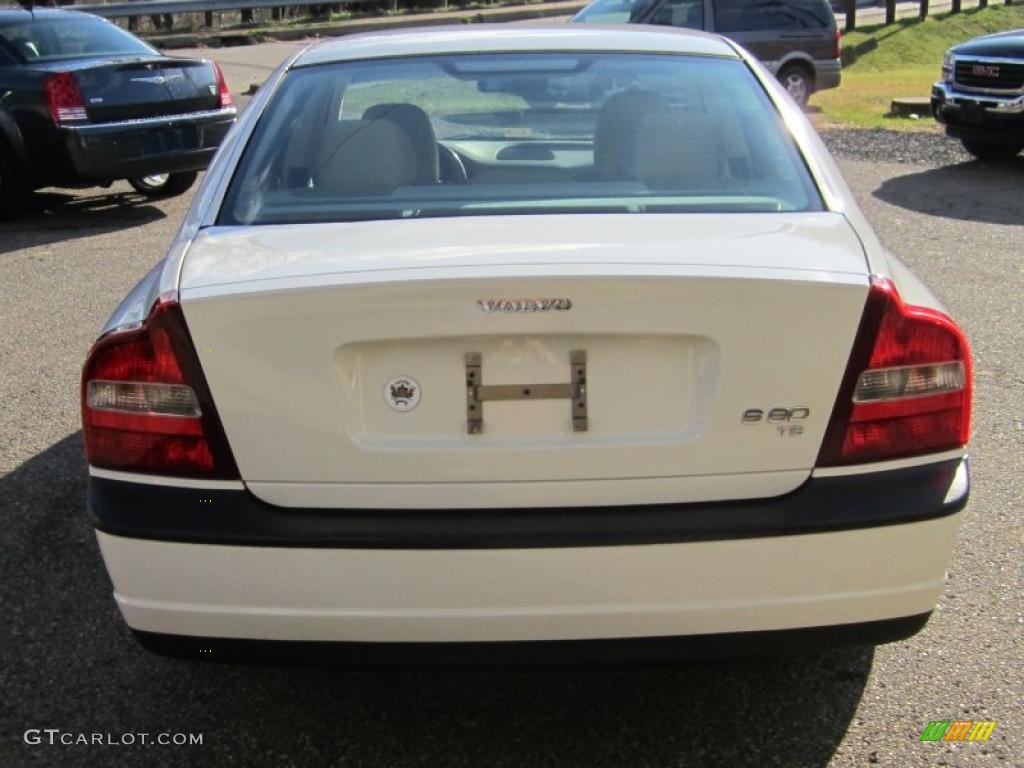 2001 S80 T6 - White / Light Sand photo #7