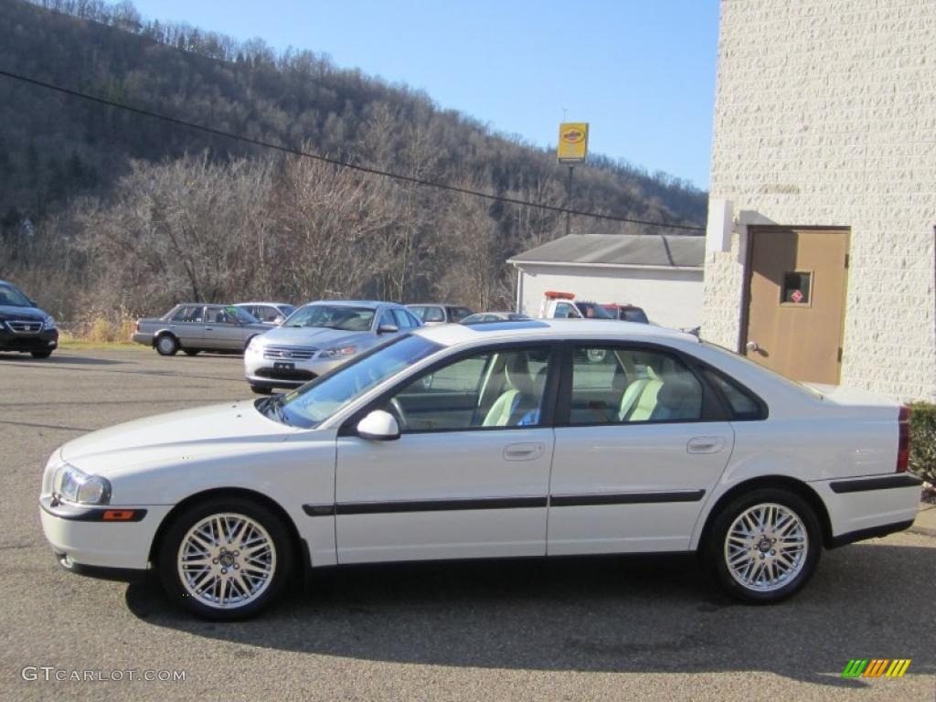 2001 S80 T6 - White / Light Sand photo #9