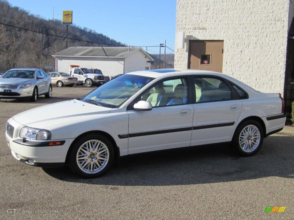 2001 S80 T6 - White / Light Sand photo #10