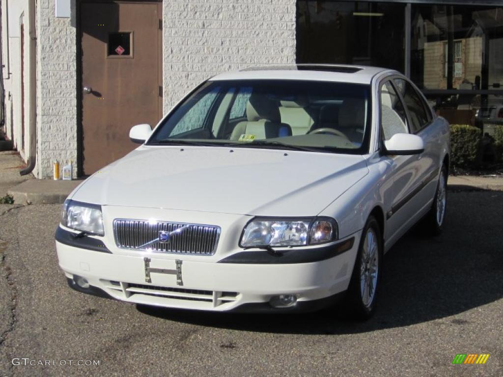 2001 S80 T6 - White / Light Sand photo #12