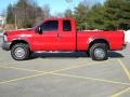 2003 Red Clearcoat Ford F250 Super Duty XLT SuperCab 4x4  photo #4