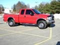 2003 Red Clearcoat Ford F250 Super Duty XLT SuperCab 4x4  photo #12