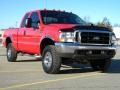 2003 Red Clearcoat Ford F250 Super Duty XLT SuperCab 4x4  photo #14