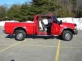 2003 Red Clearcoat Ford F250 Super Duty XLT SuperCab 4x4  photo #16