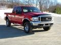 2003 Red Clearcoat Ford F250 Super Duty XLT SuperCab 4x4  photo #21