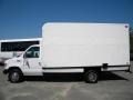 2001 Oxford White Ford E Series Cutaway E350 Moving Van  photo #3