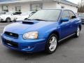 WR Blue Pearl 2004 Subaru Impreza WRX Sedan Exterior