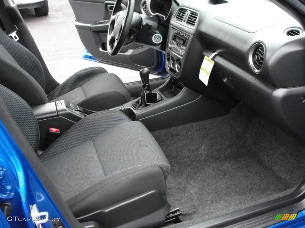 Dark Gray Interior 2004 Subaru Impreza Wrx Sedan Photo