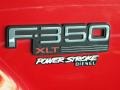 Vermillion Red - F350 XLT Crew Cab 4x4 Photo No. 68
