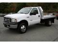 2007 Oxford White Ford F350 Super Duty XLT Regular Cab 4x4 Chassis  photo #1