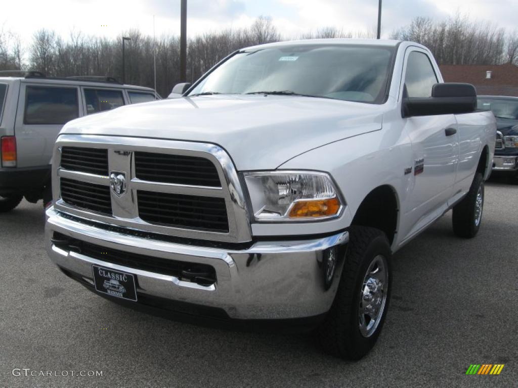 2011 Ram 2500 HD ST Regular Cab 4x4 - Bright White / Dark Slate/Medium Graystone photo #1