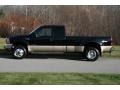 2000 Black Ford F350 Super Duty Lariat Extended Cab 4x4 Dually  photo #3