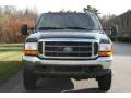 2000 Black Ford F350 Super Duty Lariat Extended Cab 4x4 Dually  photo #11