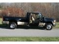 2000 Black Ford F350 Super Duty Lariat Extended Cab 4x4 Dually  photo #13