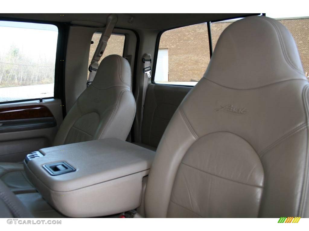 Medium Parchment Interior 2000 Ford F350 Super Duty Lariat Extended Cab 4x4 Dually Photo #40612701