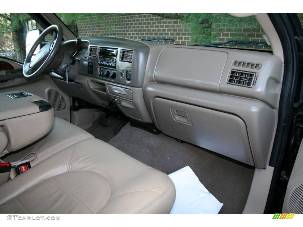 2000 Ford F350 Super Duty Lariat Extended Cab 4x4 Dually Medium Parchment Dashboard Photo #40612949