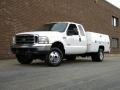Oxford White 2004 Ford F350 Super Duty XLT SuperCab 4x4 Chassis