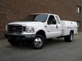 Oxford White - F350 Super Duty XLT SuperCab 4x4 Chassis Photo No. 2