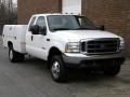 Oxford White - F350 Super Duty XLT SuperCab 4x4 Chassis Photo No. 14
