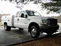 Oxford White - F350 Super Duty XLT SuperCab 4x4 Chassis Photo No. 45