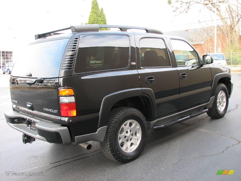 2005 Tahoe Z71 4x4 - Black / Tan/Neutral photo #5