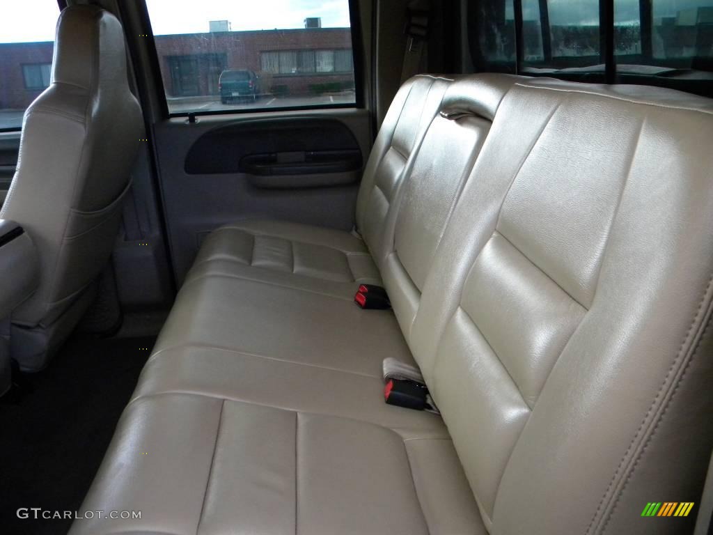 Medium Parchment Interior 2003 Ford F350 Super Duty XLT Crew Cab 4x4 Photo #40615853