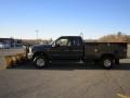 2000 Black Ford F350 Super Duty XLT Extended Cab 4x4 Dually  photo #3