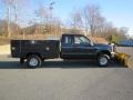 2000 Black Ford F350 Super Duty XLT Extended Cab 4x4 Dually  photo #4