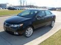 2011 Ebony Black Kia Forte SX  photo #3