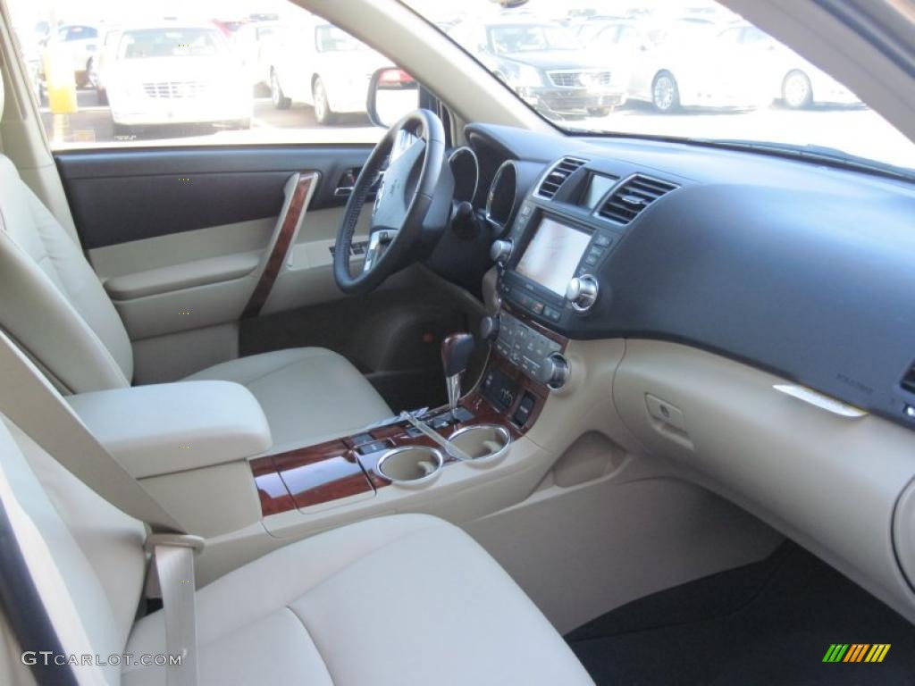 Sand Beige Interior 2011 Toyota Highlander Limited Photo #40619874