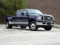 2006 True Blue Metallic Ford F350 Super Duty Lariat Crew Cab 4x4 Dually  photo #1