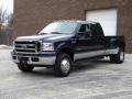 2006 True Blue Metallic Ford F350 Super Duty Lariat Crew Cab 4x4 Dually  photo #4