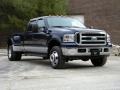 2006 True Blue Metallic Ford F350 Super Duty Lariat Crew Cab 4x4 Dually  photo #24