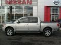 2009 Radiant Silver Nissan Titan LE Crew Cab 4x4  photo #2