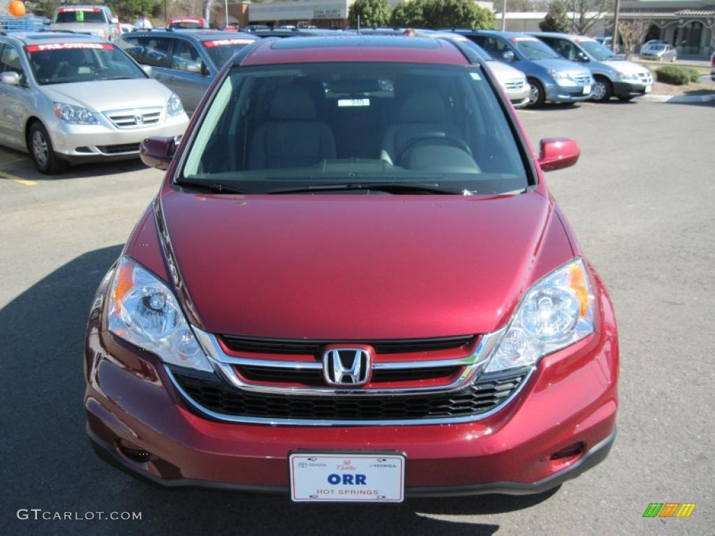 2011 CR-V EX-L - Tango Red Pearl / Gray photo #2