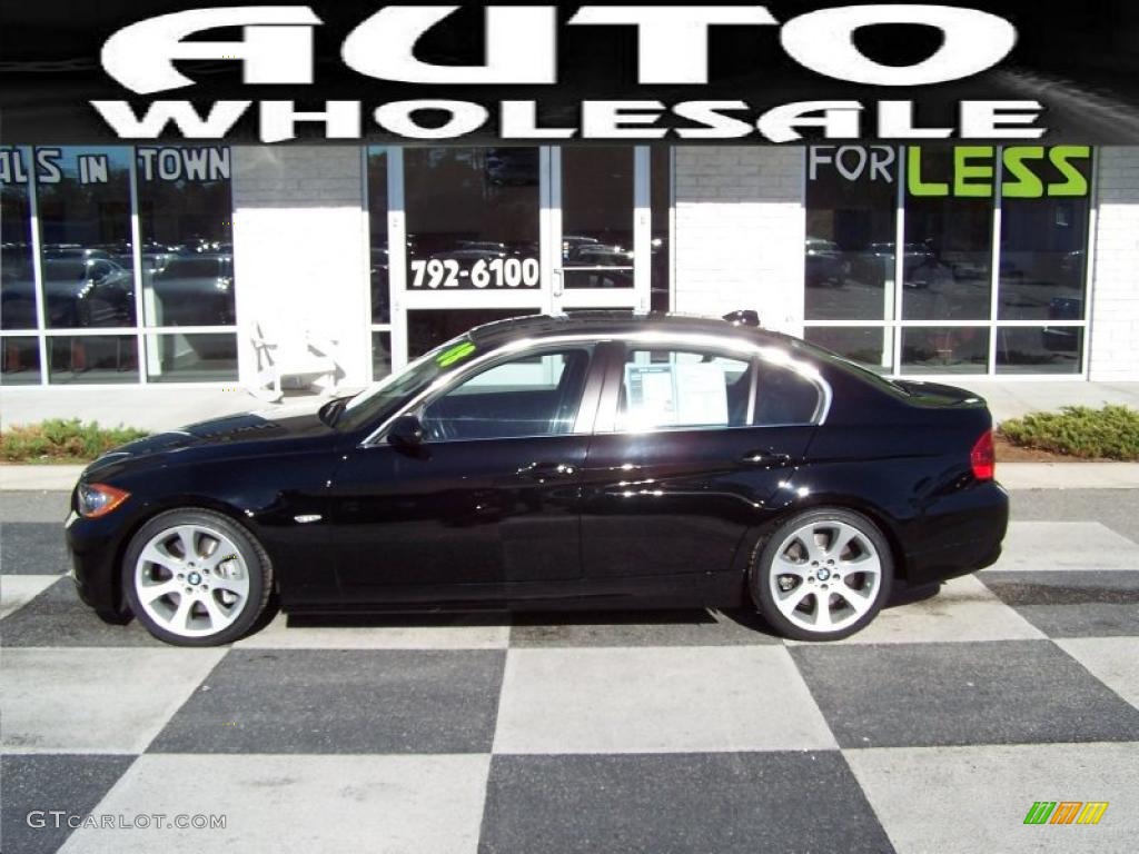 2008 3 Series 335i Sedan - Jet Black / Black photo #1