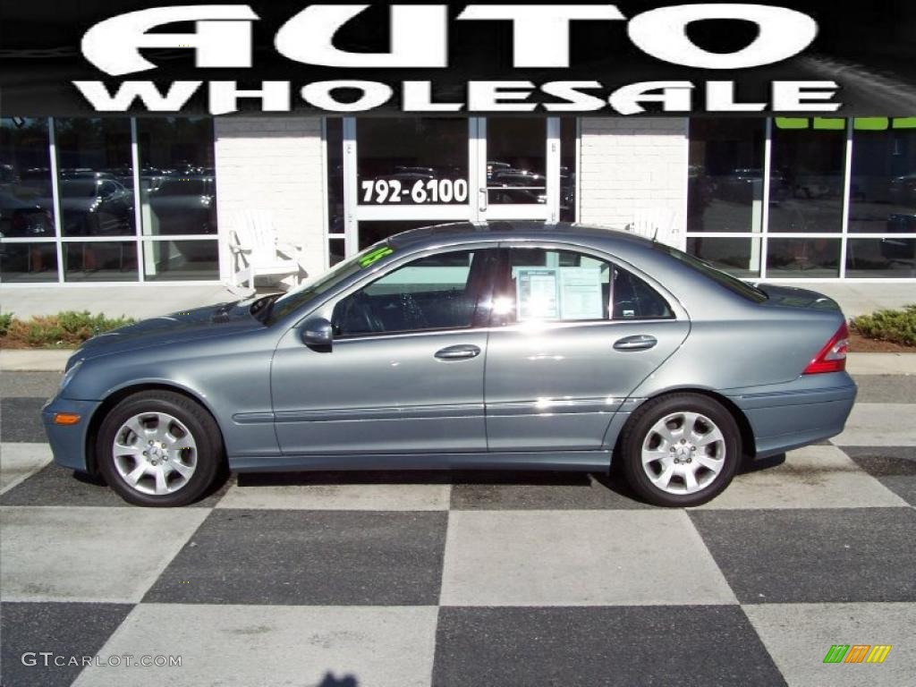 2005 C 320 4Matic Sedan - Granite Grey Metallic / Black photo #1