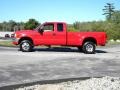 2000 Red Ford F350 Super Duty Lariat Extended Cab 4x4 Dually  photo #6